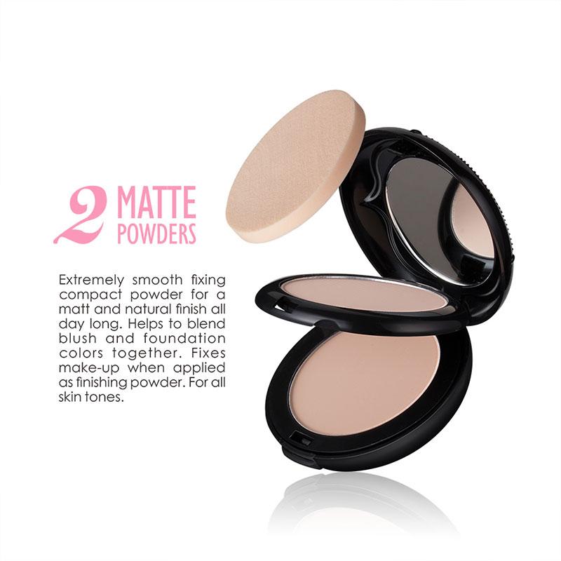 MENOW Double Layer Compact Powder Makeup Professional Beauty Concealer pressed powder Light F612