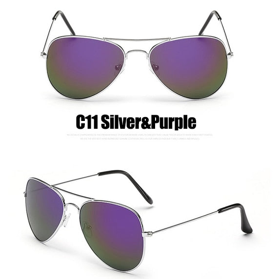 Pilot Mirror Sunglasses Women/Men Brand Designer Luxury Sun Glasses Women Vintage Outdoor Driving Oculos De Sol
