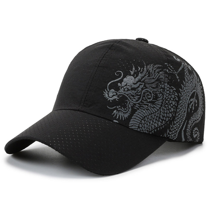 Spring and summer quick drying sports baseball cap Korean version simple men and women cap fashionable mesh breathable mount