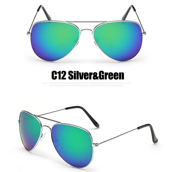 Pilot Mirror Sunglasses Women/Men Brand Designer Luxury Sun Glasses Women Vintage Outdoor Driving Oculos De Sol
