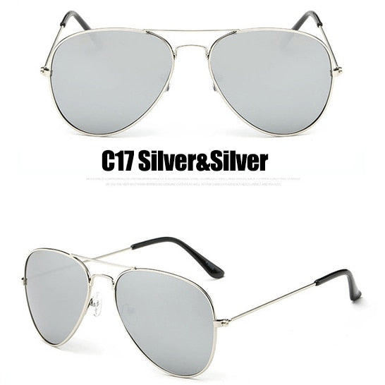 Pilot Mirror Sunglasses Women/Men Brand Designer Luxury Sun Glasses Women Vintage Outdoor Driving Oculos De Sol