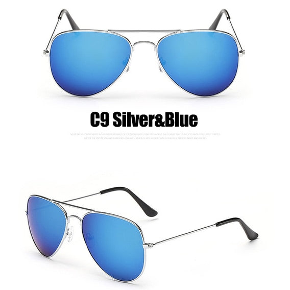Pilot Mirror Sunglasses Women/Men Brand Designer Luxury Sun Glasses Women Vintage Outdoor Driving Oculos De Sol