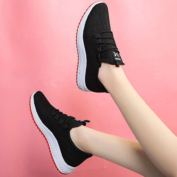 Autumn New Women's Shoes Fashion Single Shoes Casual Sports Travel Shoes Non slip Old Beijing Mesh Running Shoes