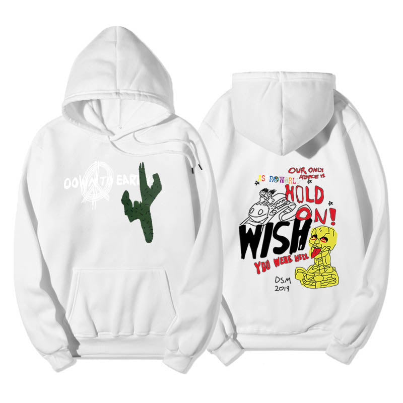 Autumn And Winter Mens Travis Scott Sweater Oversize Hoodies