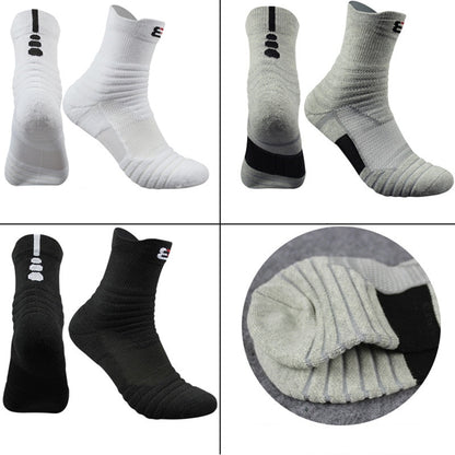 3 Pairs High Quality Men Socks Thick Mens Socks Profession Thermal Towel Bottom Foot Wear Terry Combed Cotton Male Long Tube