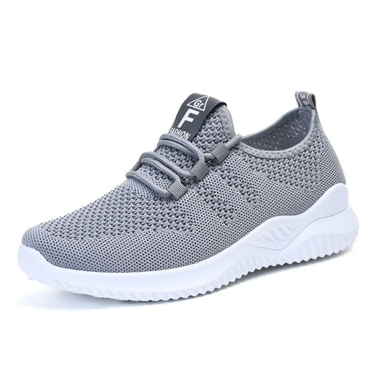 Breathable Mesh Lace Up Athletic