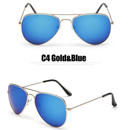 Pilot Mirror Sunglasses Women/Men Brand Designer Luxury Sun Glasses Women Vintage Outdoor Driving Oculos De Sol