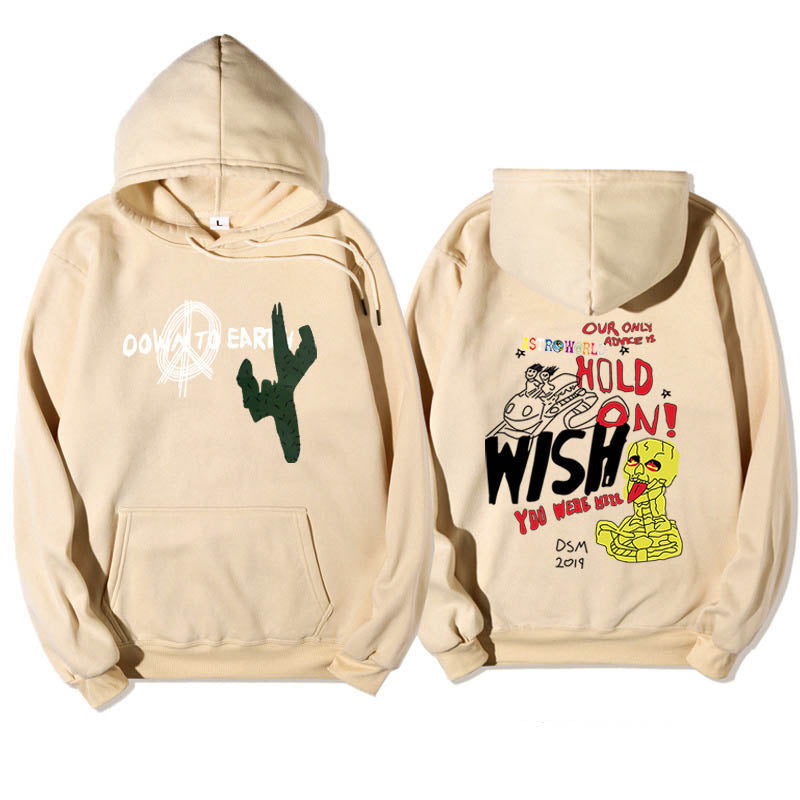 Autumn And Winter Mens Travis Scott Sweater Oversize Hoodies