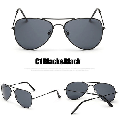 Pilot Mirror Sunglasses Women/Men Brand Designer Luxury Sun Glasses Women Vintage Outdoor Driving Oculos De Sol