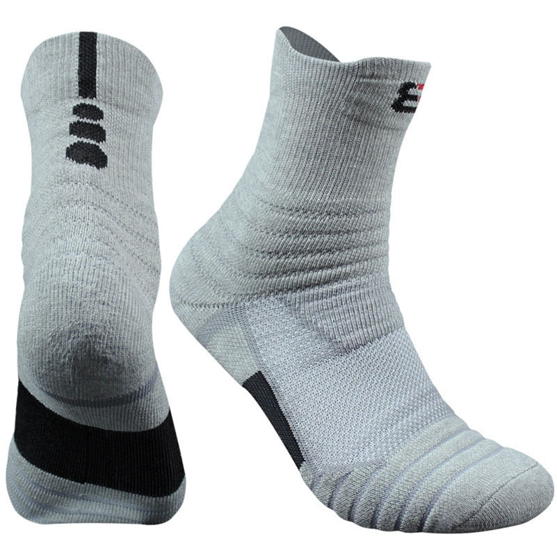 3 Pairs High Quality Men Socks Thick Mens Socks Profession Thermal Towel Bottom Foot Wear Terry Combed Cotton Male Long Tube