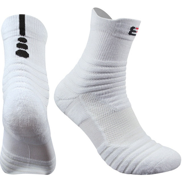 3 Pairs High Quality Men Socks Thick Mens Socks Profession Thermal Towel Bottom Foot Wear Terry Combed Cotton Male Long Tube